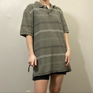 sonoma stripe short sleeve polo shirt